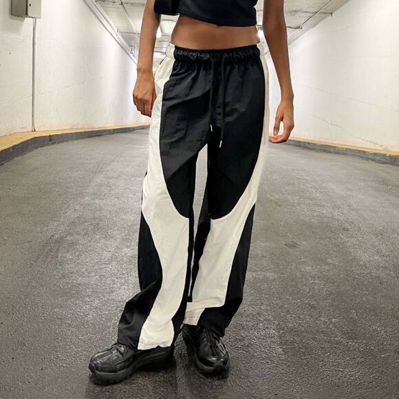 OAK + FORT Colour Block Pant - NWT - Picture 1 of 4
